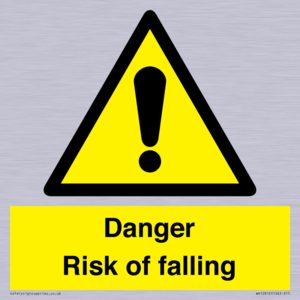 Danger Risk of falling